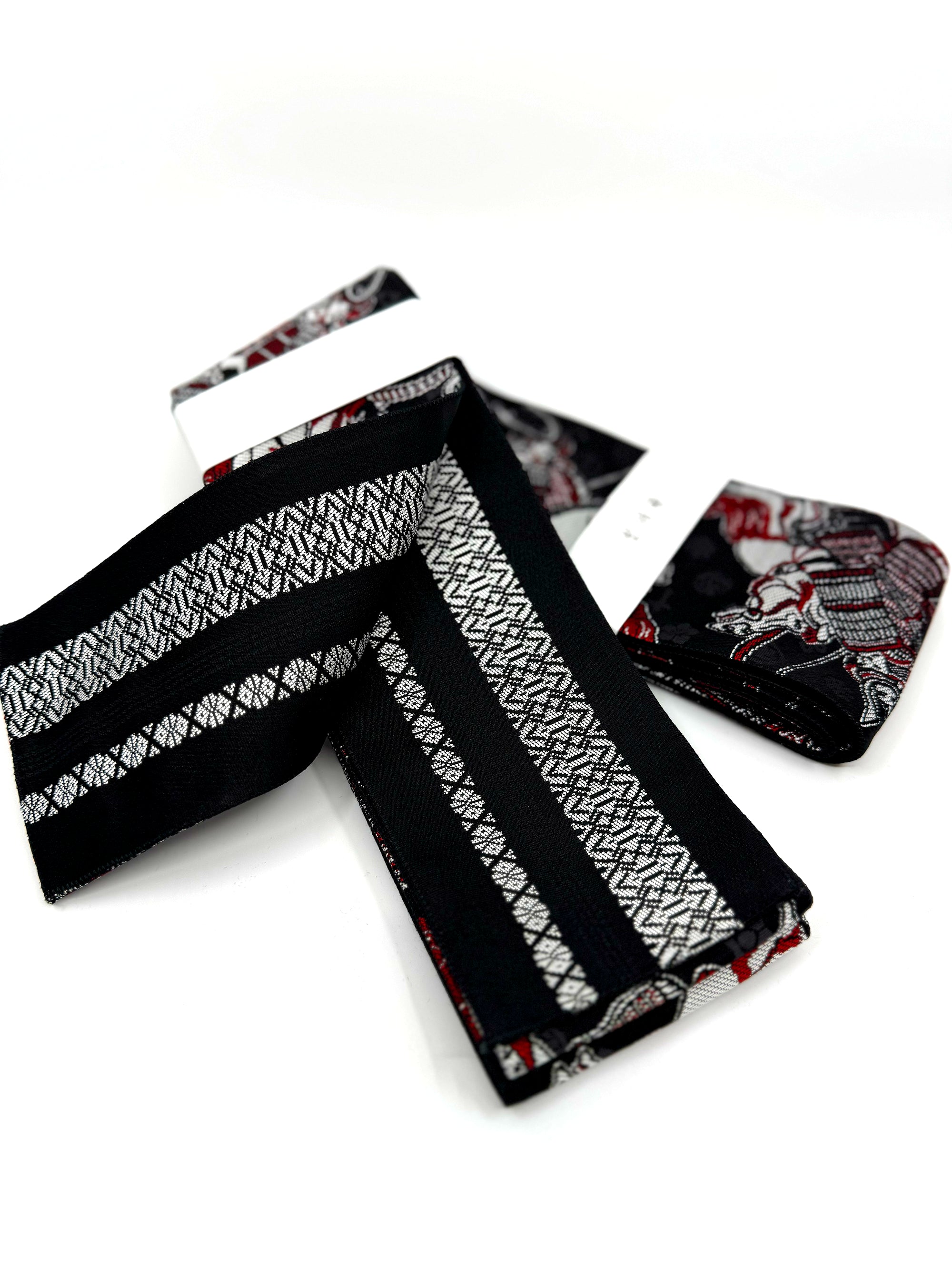 Samurai Warrior & Family Crests Kaku Obi – Usen Fuma Original, Hakata Weave