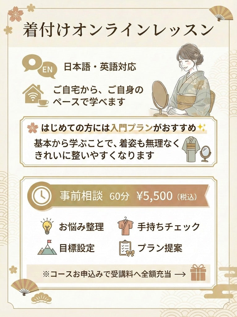 Online Kimono Lessons from Kyoto