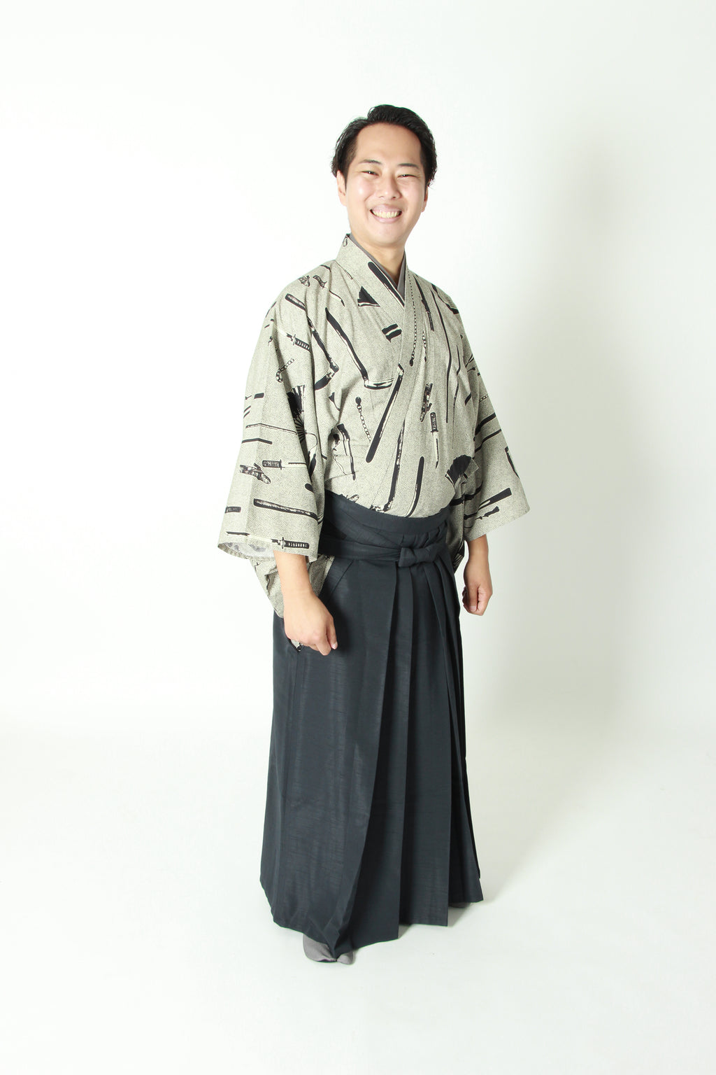 Budo Equipment Pattern Han-gi (Half Kimono Top)