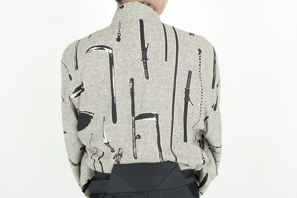 Budo Equipment Pattern Han-gi (Half Kimono Top)