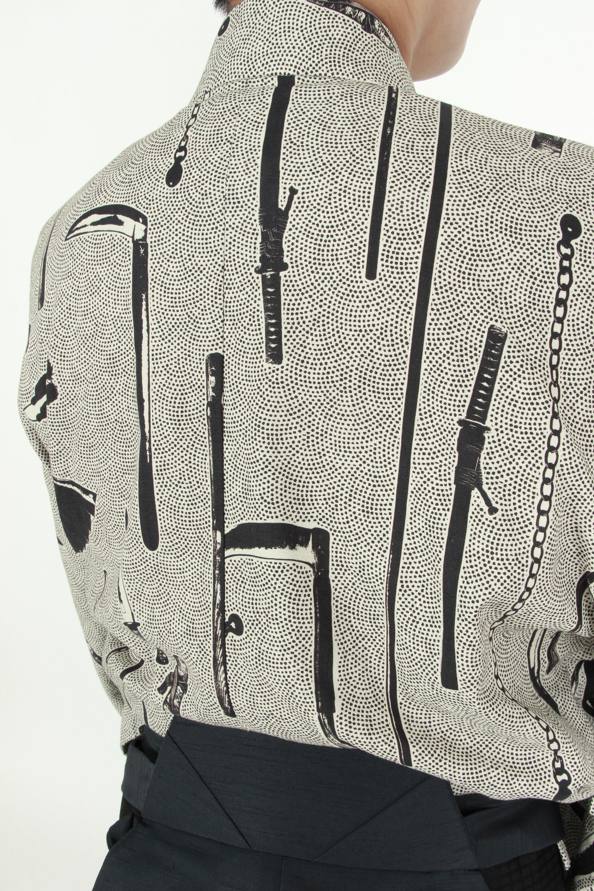 Budo Equipment Pattern Han-gi (Half Kimono Top)