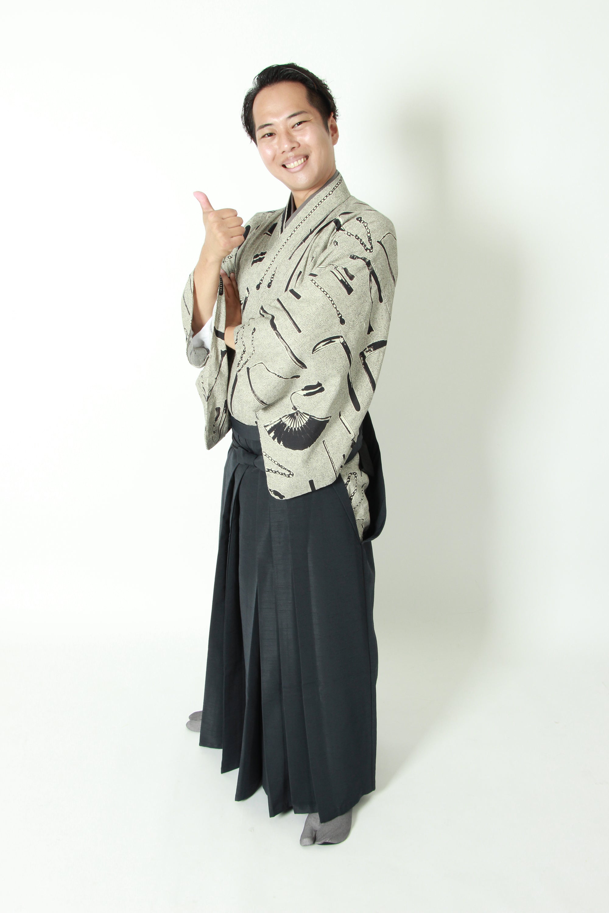 Budo Equipment Pattern Han-gi (Half Kimono Top)