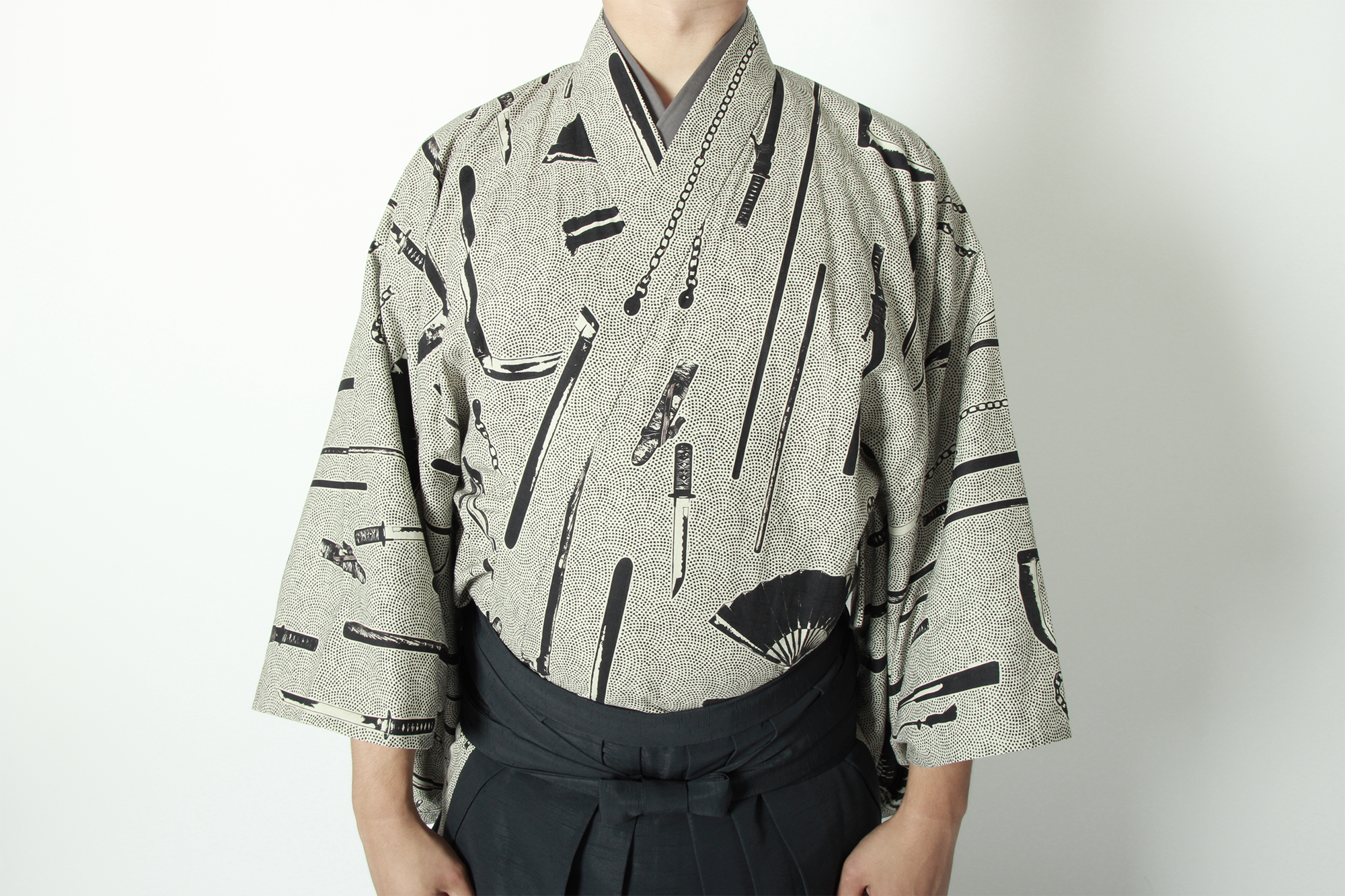 Budo Equipment Pattern Han-gi (Half Kimono Top)