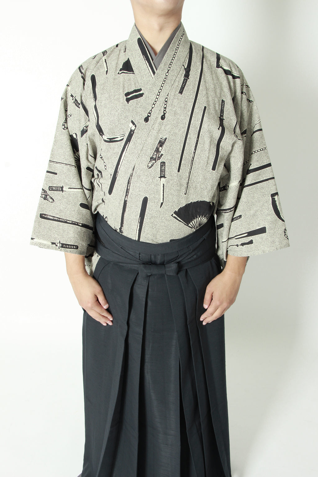 Budo Equipment Pattern Han-gi (Half Kimono Top)