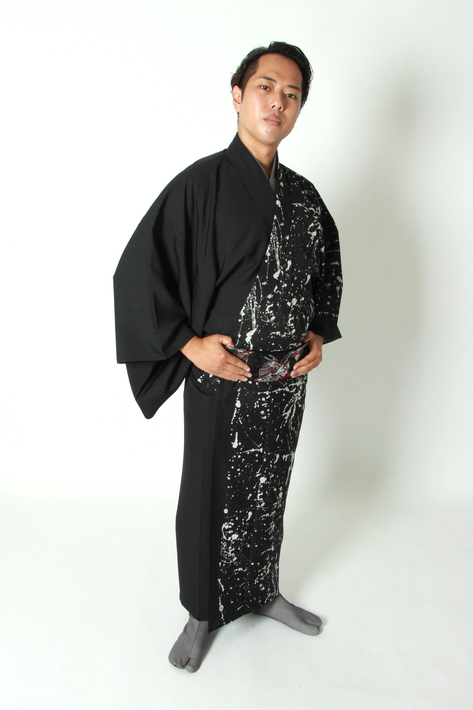 Samurai Warrior & Family Crests Kaku Obi – Usen Fuma Original, Hakata Weave