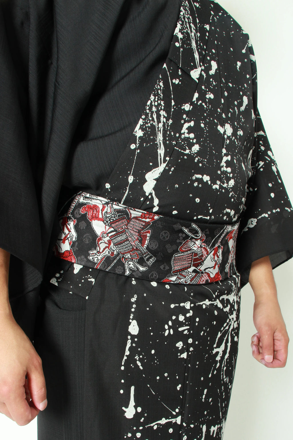 Samurai Warrior & Family Crests Kaku Obi – Usen Fuma Original, Hakata Weave